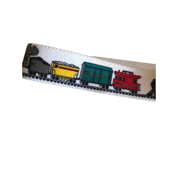 Boys Kids Train Elastic 1 Inch Adjustable Belt Train Buckle Multi Color - Picture 2 of 5